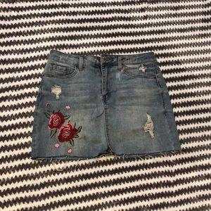 Rose Jean Skirt